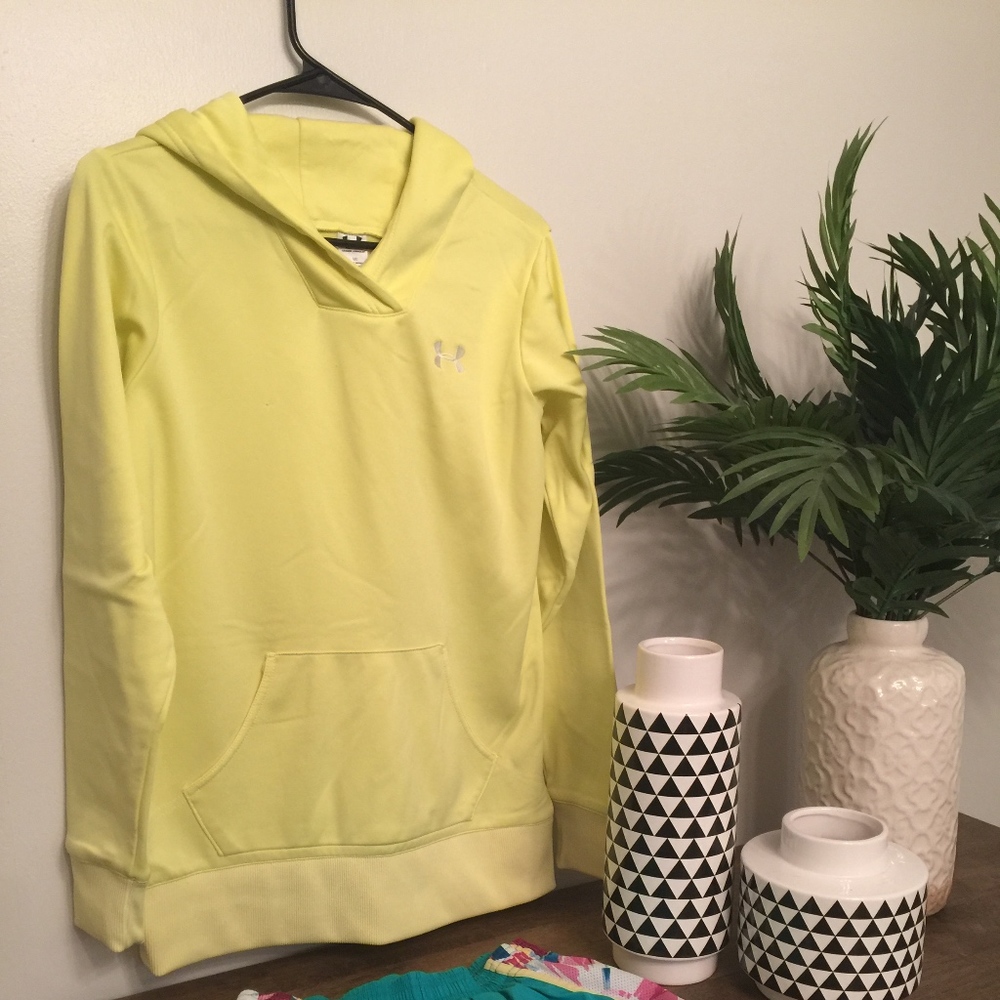 Vibrant Yellow Under Armour Hoodie